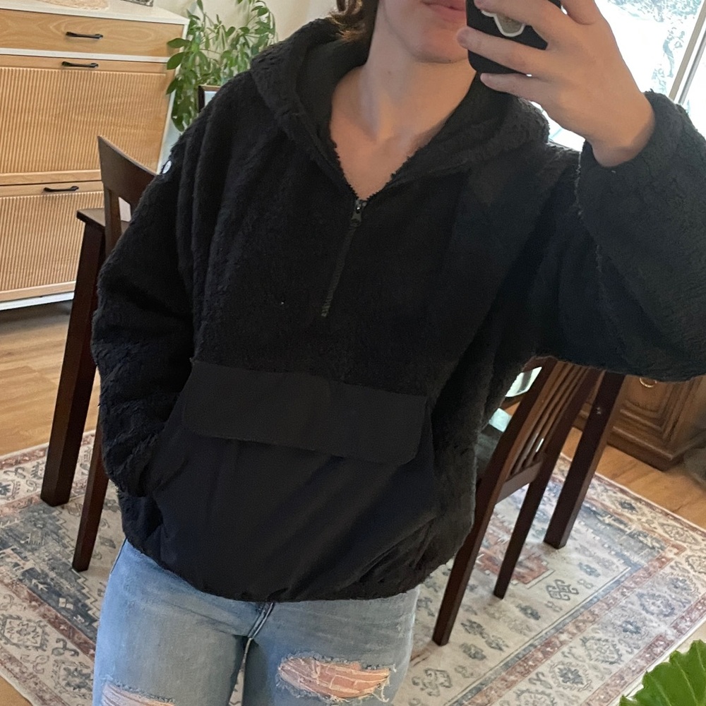 Outerknown Black Fleece Hoodie